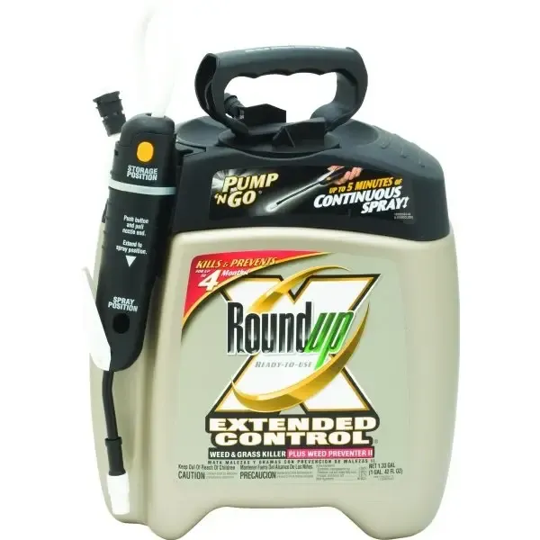 Roundup Dual Action Weed &amp; Grass Killer Plus 4 Month Preventer Rtu Pump N Go 1.3