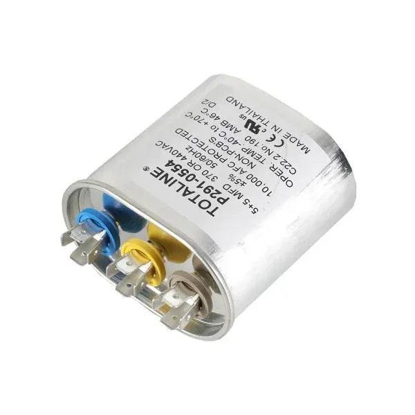FD Carrier 5/5 MFD 440v Oval Run Capacitor P291-0554