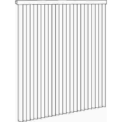 Champion 3.5 In. X 102 In. X 84 In. Standard Vertical Blind, White