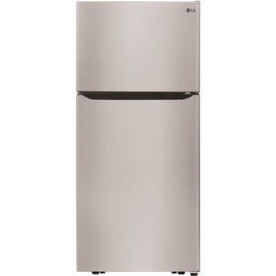 Lg 20-Cu. Ft. Top-Freezer Refrigerator In Stainless Steel