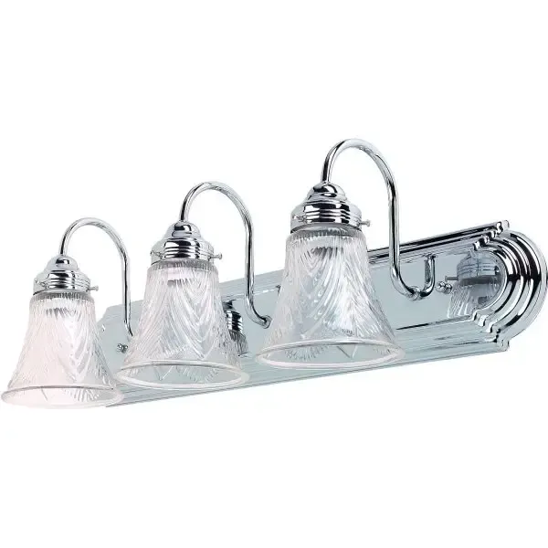 Seasons 24 In. 60w 3-Light Incandescent Bath Vanity Fixture