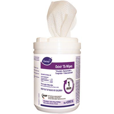 Diversey Oxivir Tb 6 Inch X 7 Inch Disinfecting Wipes