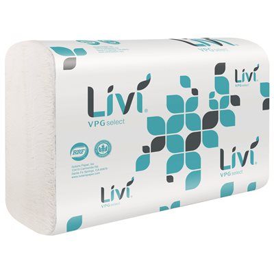 1-Ply Premium White Multi-Fold Paper Towels (16-Packs)