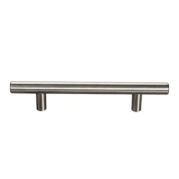 Seasons 3 In. Center-To-Center 5 In. Length T-Bar Brushed Nickel Drawer Pull, 10-Pack