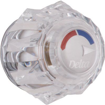 Delta Single Clear Knob Handle Kit