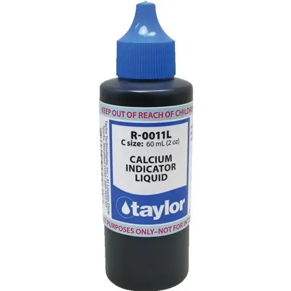 Taylor 3/4 oz. Test Kit Replacement Reagent Refill Bottles Calcium Indicator Reagent