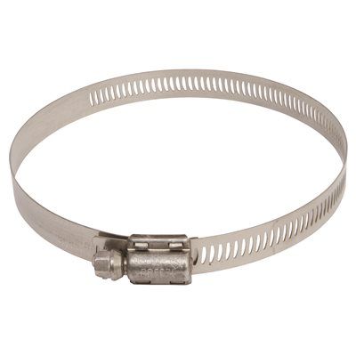 Breeze Clamp 1-7/8"-5" Marine Grade Hose Clamp, Stainless Steel, Package Of 10