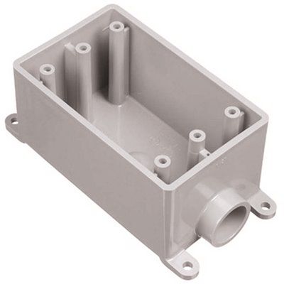 Thomas &amp; Betts 3/4 In 1-Gang Pvc Fuse Box