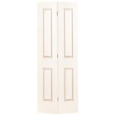 Masonite 30 In. X 80 In. X 1-3/8 In. Primed White 2-Panel Hollow Core Bi-Fold Interior Door
