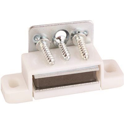 Hettich Magnetic Catch, Small, White, Package Of 25