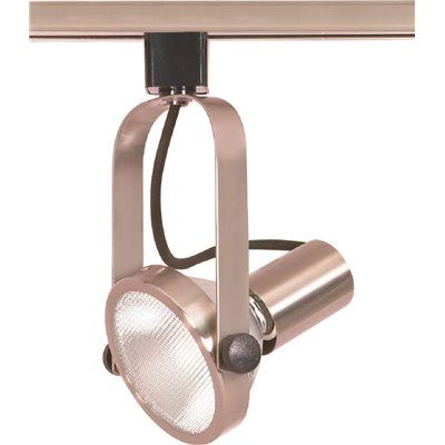 Satco® Par30 Gimbal Ring Track Head Brushed Nickel