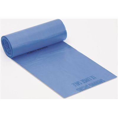 Berry Global 37 X 50 In. 44 Gal. 1.25 Mil Blue Soiled Linen Bag, Case Of 100
