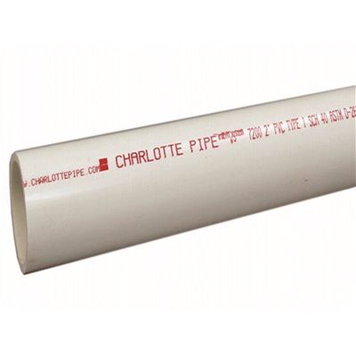 Charlotte Pipe 1-1/2 In. X 10 Ft. Pvc Schedule 40 Dwv Pipe