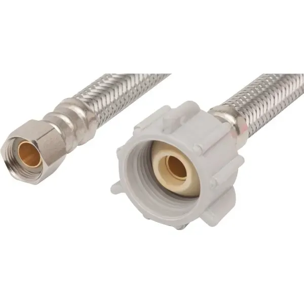 Fluidmaster® Stainless Steel Toilet Supply 20" 3/8 Comp X 7/8 Ballcock