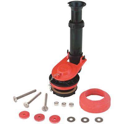 Korky® 2" Flush Valve Kit, Universal, Tank-To-Bowl Gasket And Hardware