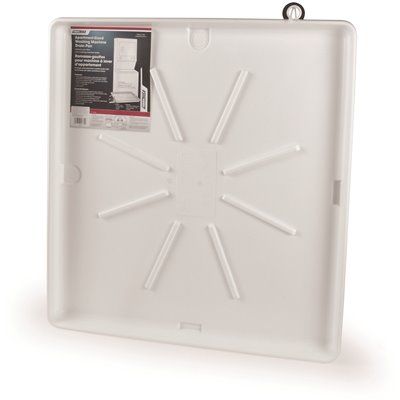 Camco 28 In. X 30 In. Washing Machine Drain Pan Stackable With PVC Fitting