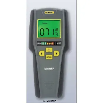 General Tools Moisture Meter, Pinless, Digital Lcd With Tricolor Bar Graph