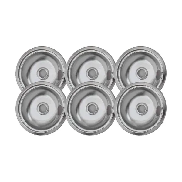 Universal 8 In. Drip Pan (6-Pack)
