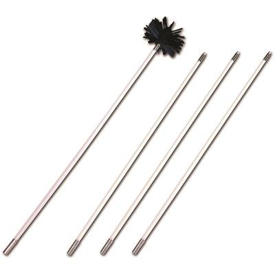 Deflecto® Dryer Duct Cleaning Kit, 4" Diameter, Adjustable To 120"