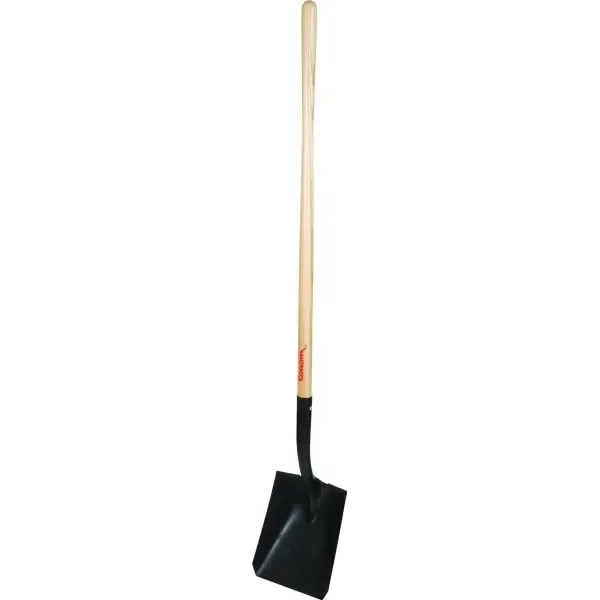 Corona® 48" Square Point Hollow-Back Shovel, Ash Wood Handle