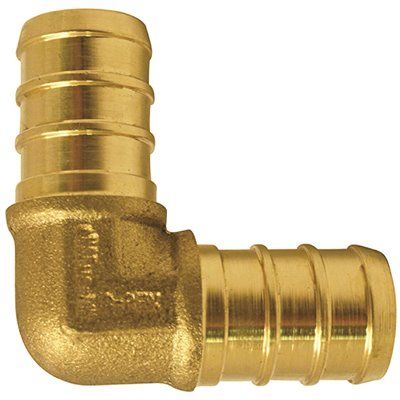 Apollo 1/2", Bras, Pex-B Barb 90 Elbow Package Of 10