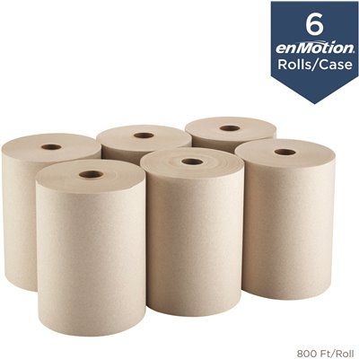 Enmotion® 10 In. Brown high Capacity Paper Towel Rolls (6 Rolls-Case)