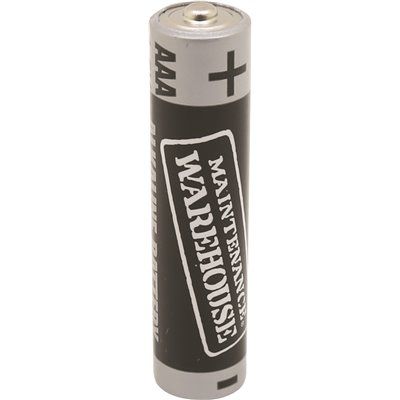 Maintenance Warehouse Alkaline AAA Batteries, 144-Pack