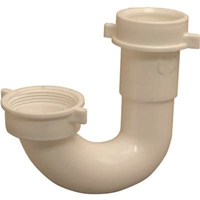 Pvc Tubular J-Bend Repair Trap 1-1/2" X 1-1/2" And 1-1/4" Slip Joint