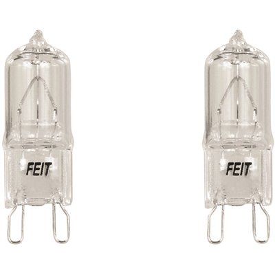 FEIT Electric 40w T4 Dimmable G9 Halogen 3000k Decorative Bulb, Package Of 2