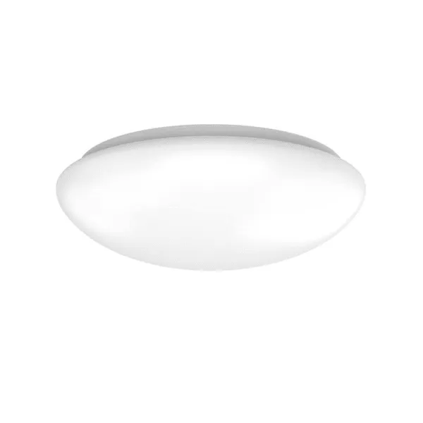 Seasons 11 In. Acrylic Puff Flush Mount Integrated LED Fixture, Selectable 3 Cct, White