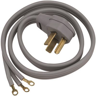 FD GE Replacement 6ft 3-Wire 30amp Power Cord For Dryer, Part#wx09x10004