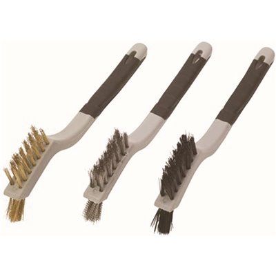 SOFT GRIP MINI WIRE BRUSH SET
