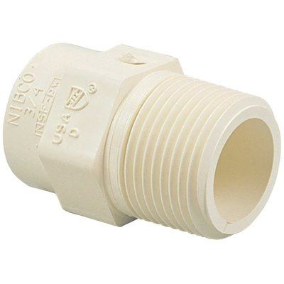 Nibco C4704 3/4" Slip X Mipt Adapter Cpvc-Cts