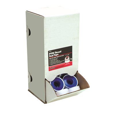 ProPlus 1/2 In. X 260 In. Teflon Tape Dispenser Pack Package Of 48