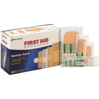 First Aid Only Assorted Adhesive Plastic Bandages (280-Pack)