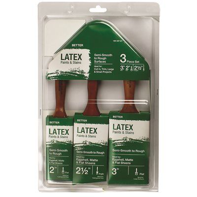 Better Multi-Use Polyester Paint Brush Set, Package Of 3