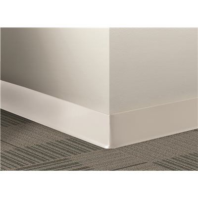 TARKETT VINYL WALL BASE 2.5 IN. X 4 FT. X .08 IN. COLOR ICICLE, 30 PIECES PER CASE