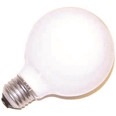 SYLVANIA INCANDESCENT DECORATIVE GLOBE LAMP G25, 40 WATT, 120 VOLTS, MEDIUM BASE, SOFT WHITE, 6