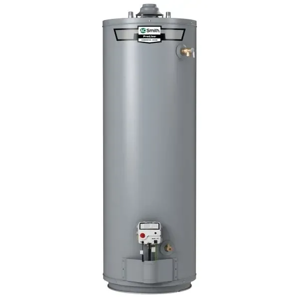 A. O. Smith® 50 Gal. Side Taps Natural Gas Water Heater