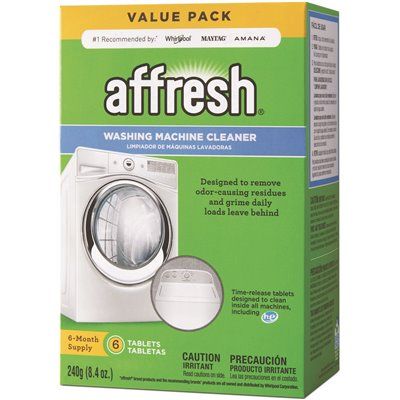 Affresh Washing Machine Cleaner Value Pack, 6 Tablets, For Front Load Or Top Load Washers, Including He Washers