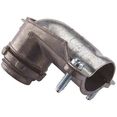 Halex 3/4 In. 90-Degree Flexible Metal, Conduit Connector