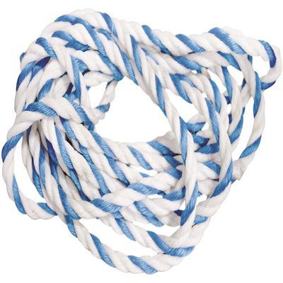 0.75 In. X 50 Ft. Blue/White Pool Rope