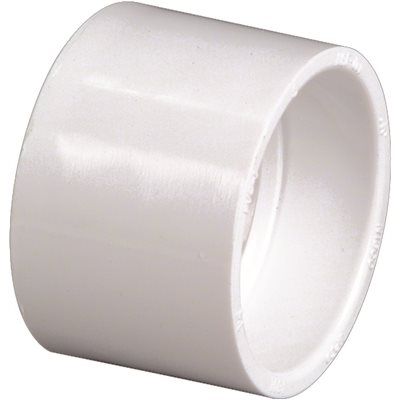 Nibco 2" Pvc Dwv Hub X Hub Coupling Fitting