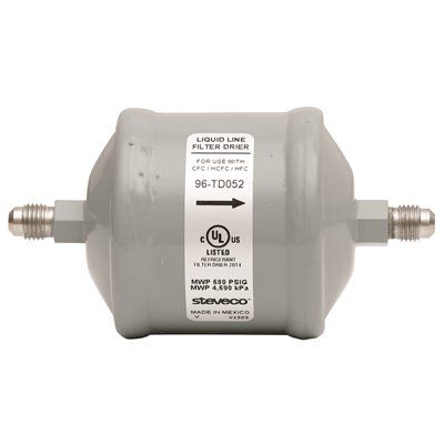 White-Rodgers 1/4" Male X 1/4" Male Flare Refrigerant Recovery Filter Drier