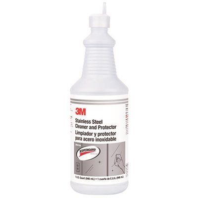 3m 1 Qt. Stainless Steel Cleaner And Protector With Scotchgard Case Of 6