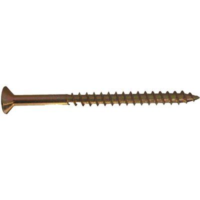Grip-Rite #8x 3" Phillips Bugle-Head Coarse Thread Wood Screws, Package Of 75