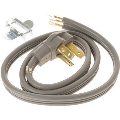 FD GE Replacement 4ft 3-Wire 40amp Power Cord For Range, Part#203398890