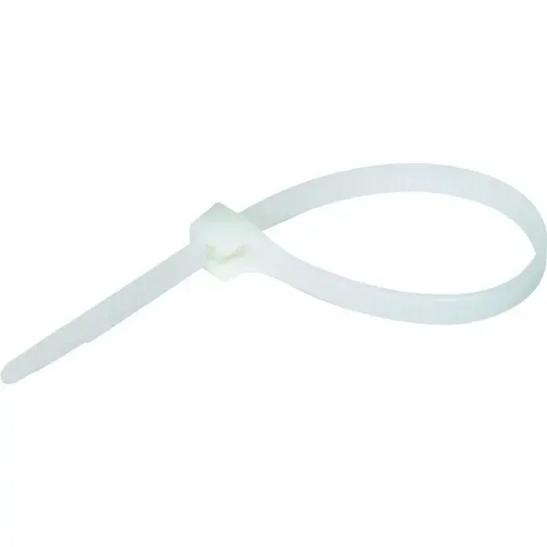 Gardner Bender Cable Tie, 8", 75 Lb, Nylon, Natural (100-Pack)