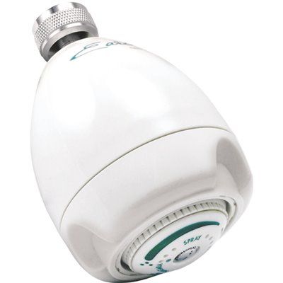 Niagara Earth Spa 3 Spray Setting 1.75 GPM Fixed Mount Showerhead In White