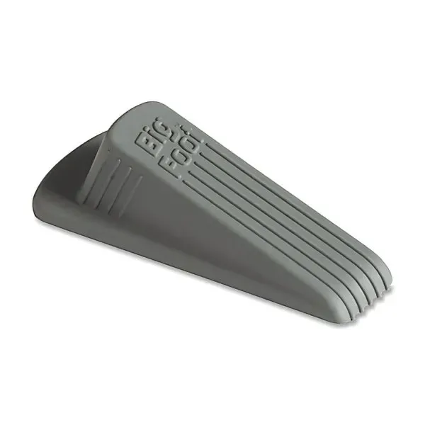 FD Master Caster Big Foot Door Stop (2-Pack) (Gray)
